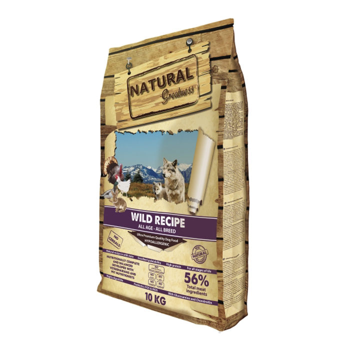 Natural Greatness Xira Trofi Skulou Gran-Free Wild Recipe All Ages&Breeds 10kg